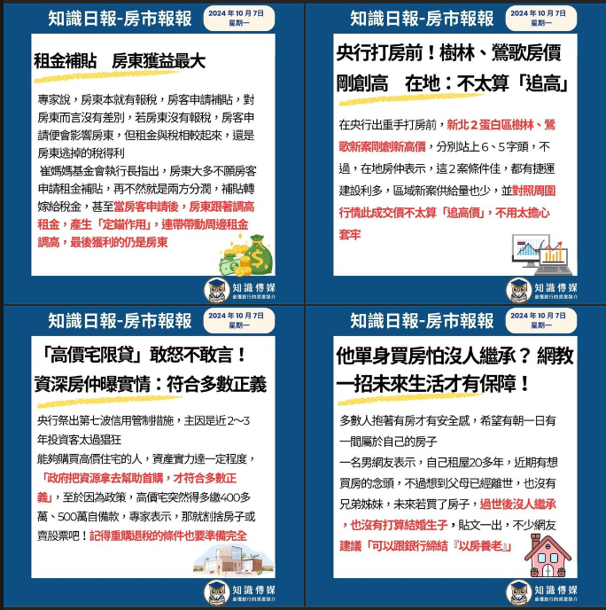 2024年10月7日星期一-知識日報-房市報報