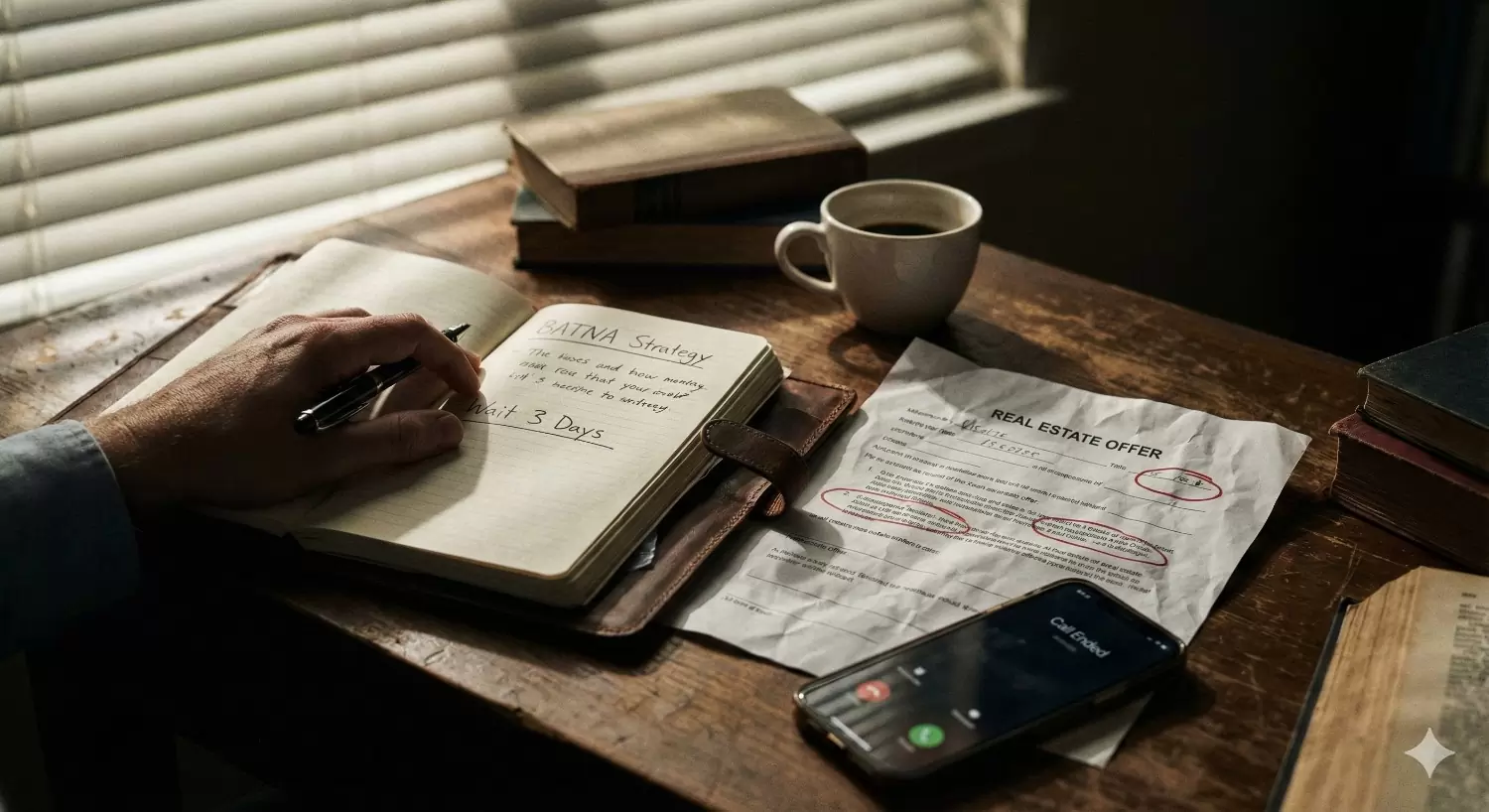 出價被拒絕?恭喜你,真正的談判才剛開始!掌握這三個「回馬槍」心法,成交價比你想像的更低