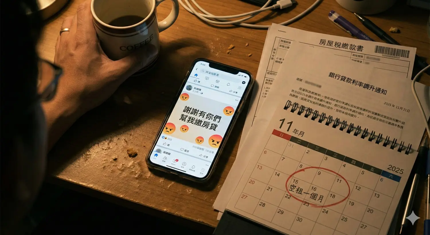 「謝謝幫繳房貸」引爆網路論戰：2026房市修正期的階級焦慮