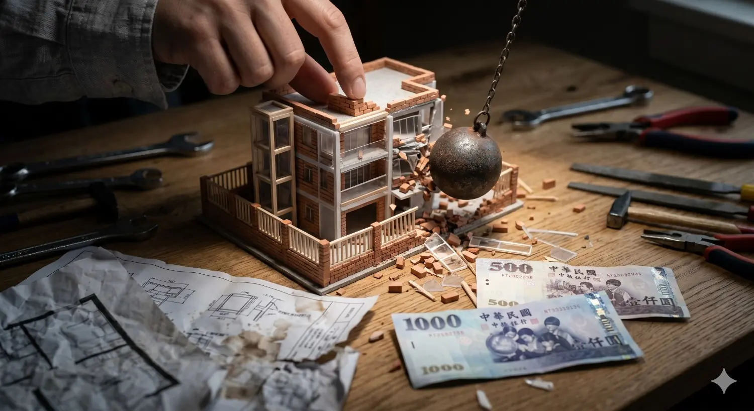 台灣屋主最貴的誤會：以為是小工程，結果賠上幾十萬